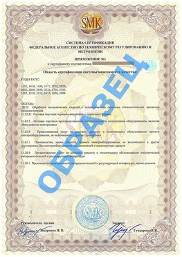 Приложение 1 Орехово-Зуево Сертификат ГОСТ РВ 0015-002